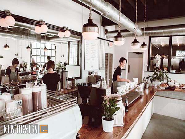 thiết kế nội thất quán cafe nhỏ